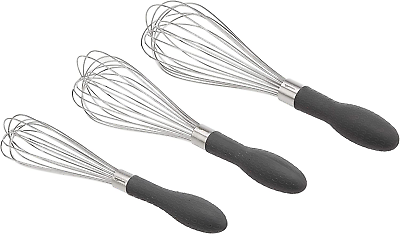 #ad Stainless Steel Wire Whisk Set 3 Piece