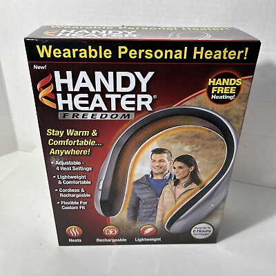 #ad Handy Heater Freedom Personal Rechargeable Wearable Neckband Heater Lightweight