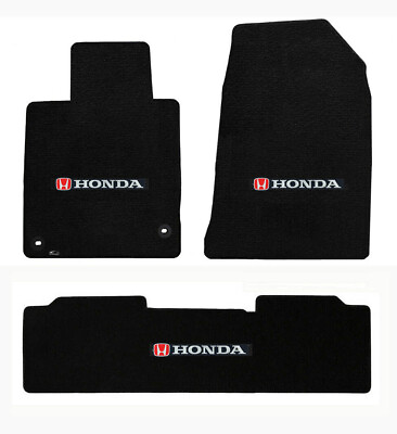 #ad New 2006 2023 Honda Civic Custom Carpet Floor Mats Set Embroidered Logo All