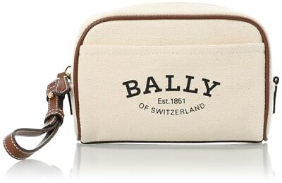 #ad Bally Clutch Bag CABANA CEDY.ST 6301937 WLO059 NATURAL CUEROOVIBR