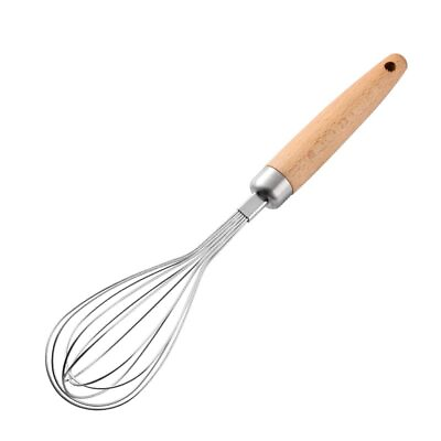 #ad 12quot; Stainless Whisk with Wood Handle Whisk head with Wood Handle Whisk fo...