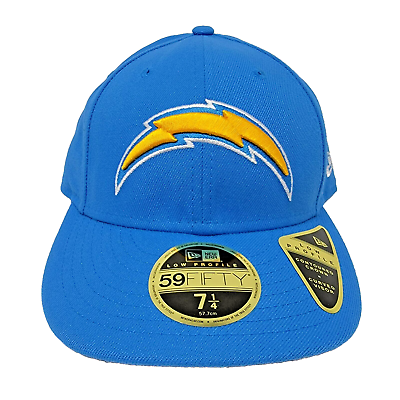 #ad Los Angeles Chargers NFL New Era 59Fifty Low Profile Fitted 7 1 4 Blue Hat