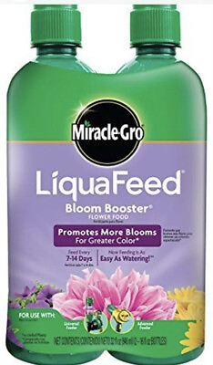 #ad Miracle Gro Liquafeed Bloom Booster Flower Food Refills Pack of 2