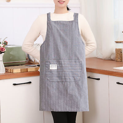 #ad Cooking Apron Sleeveless Anti dirty Waterproof Oil proof Female Baking Clothing