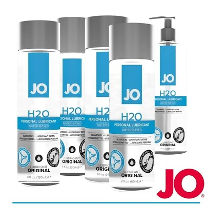 #ad System Jo H2O Lube Water Based PREMIUM Personal Lubricant CHOOSE SIZE