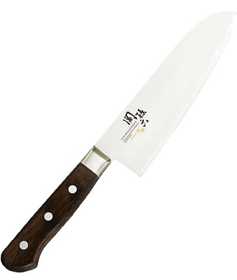 #ad Santoku Kitchen Knife SEKIMAGOROKU 165mm AOFUJI Stainless Safe Made in Japan
