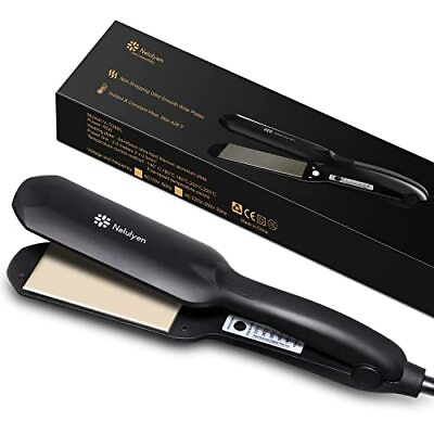 #ad Professional Hair Straightener Flat Iron for Thick Hair 1.7#x27;#x27; Extra Large Fla...