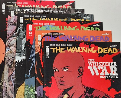 #ad The Walking Dead #157 162 Complete Set quot;Whisperer Warquot; Image Comic Book VF