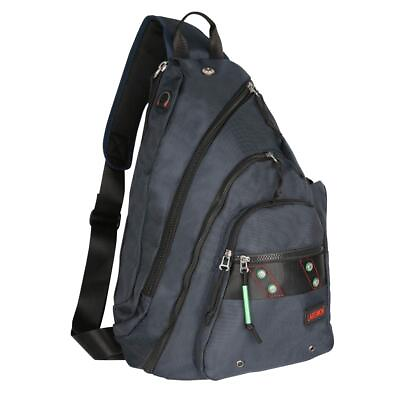 #ad Sling Backpack Sling Bag Laptop Crossbody Bag Men Shoulder Laptop Blue