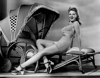 #ad 1943 Cinema Favorite EVELYN ANKERS Leggy PHOTO 170 Y