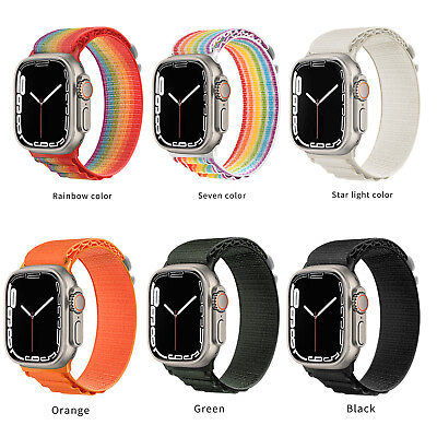Alpine Loop Band Nylon for Apple Watch Ultra 49mm Watch Series 8 7 6 5 4 3 2 SE $8.99