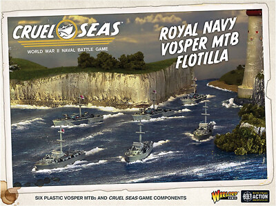 #ad WLG782011001 Warlord Games Cruel Seas: British Royal Navy Vosper MTB Flotilla