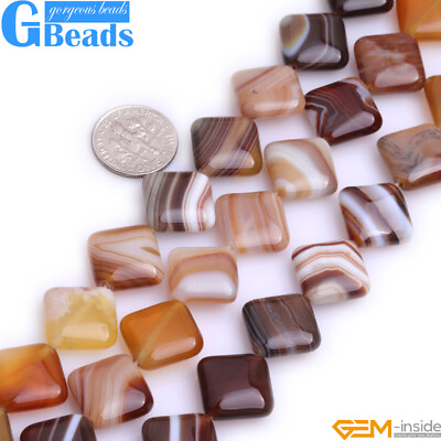 #ad Botswana Stripe Agate Beads Natural Gemstone Loose Beads Jewelry Making 15quot;