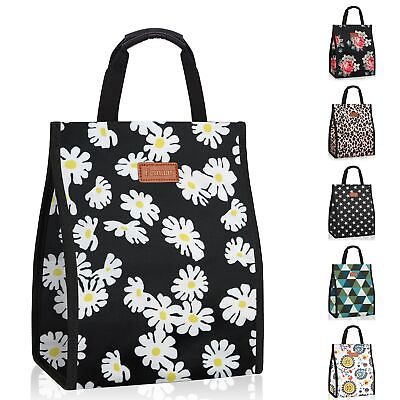 #ad Lunch Bags for Women Insulated Reusable Lunch Tote with Internal Pocket Lunch...