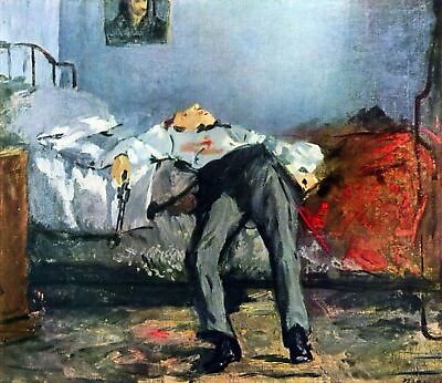 #ad Suicide by Édouard Manet art painting print