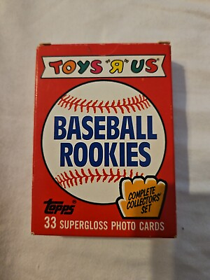#ad 1988 Topps Baseball Rookies 33 Cards Complete Toys R Us Factory Set Not Sealed