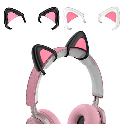 #ad Head Mounted Ear Decor Lovely Cat Kitty Ears For Headphone Cat Cute Accessories