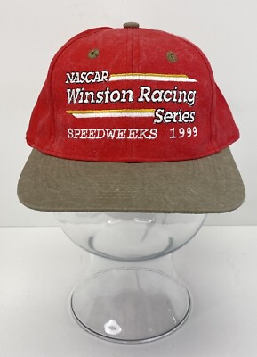 #ad Vintage 1999 NASCAR Winston Racing Series Speed Week Hat Cap RARE NOS
