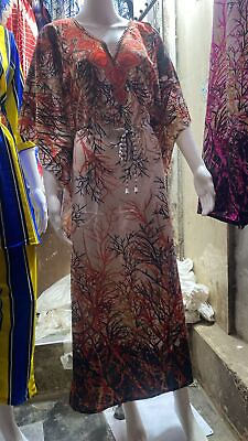 #ad Latest Sundress Women Boho Kaftan Kimono Maxi Dress Beach Size Loose Long
