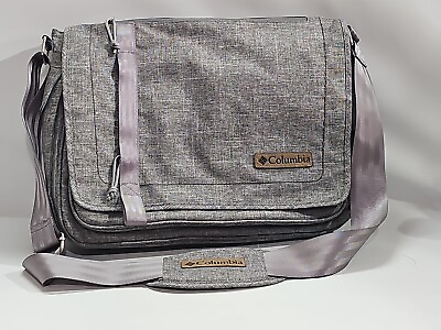 #ad New Columbia Messenger Travel Diaper Baby Bag Insulated Bottle Pouch Fadt Ship