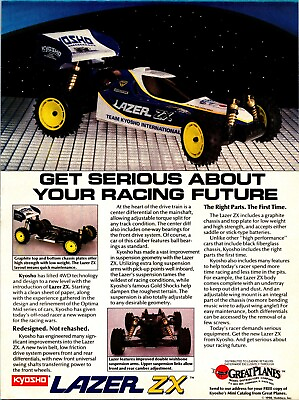 #ad Kyosho Lazer ZX RC Buggy Vintage 1992 Print Ad Wall Art Décor