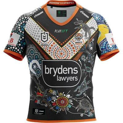 #ad WESTS TIGERS 2023 NRL STEEDEN INDIGENOUS ROUND MENS ADULT JERSEY