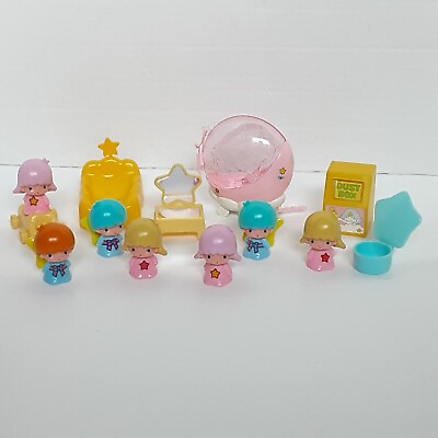#ad Sanrio Little Twin Stars Figures amp; Accessories Lot 1976 Vintage Kiki Lala Doll
