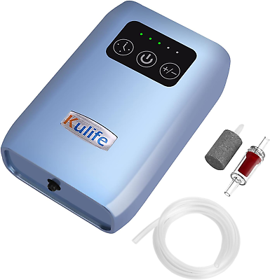 #ad Aquarium Air Pump USB Rechargeable Lithium Battery Powered Portable Air Pump fo