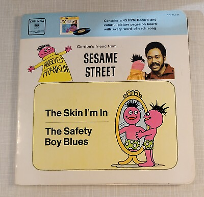 #ad The Skin I#x27;m In The Safety Boy Blues Columbia Sesame Street Book amp; 45 RPM Vinyl