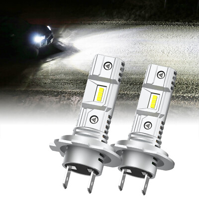 #ad 2X LED Bulb H7 Headlight High Low Beam Conversion Kit Super Bright Plugamp;Play EAA