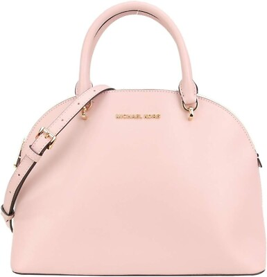#ad Michael Kors Emmy LG Dome Satchel Leather Blossom Pink 35H9GY3S3L