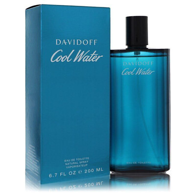 #ad Cool Water Cologne By Davidoff Eau De Toilette Spray 6.7oz 200ml For Men