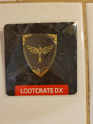#ad Phoenix Emblem Shield Pin 2018 Loot Crate LootCrate DX Pin Badge