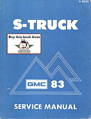 #ad 1983 GMC Light Truck S Series S 15 Pickup Jimmy Repair Service Shop Manual