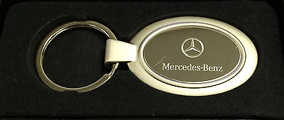 #ad OEM Mercedes Benz Premium Key Chain Ring Alloy NEW