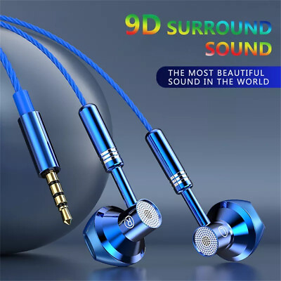 #ad 3.5mm HIFI Super Bass Headset In Ear Earphone Stereo Earbuds Headphone Wired Mic