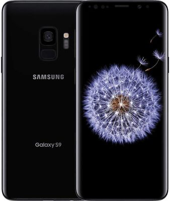 #ad Samsung Galaxy S9 64GB Black SM G960U Unlocked Pristine Condition