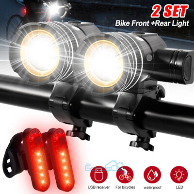 #ad 9000000LM Rechargeable LED MTB Bicycle Light Racing Bike Front Headlight
