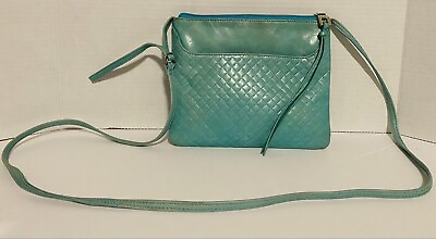 #ad #ad Hobo The Original Leather Crossbody Bag Sage Green Inner Outer Pockets