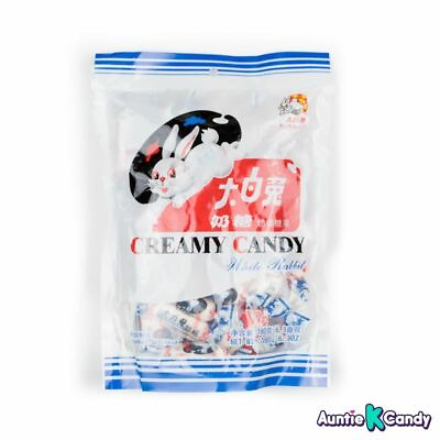 #ad White Rabbit Creamy Milk Chewy Candy Rice Paper Wrapping 6.3 oz