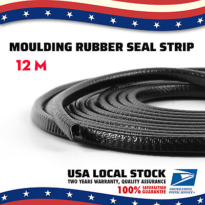 #ad 39.3ft Rubber Seal Trim Automotive Car Door Edge Protector Pinchweld FOR Ford