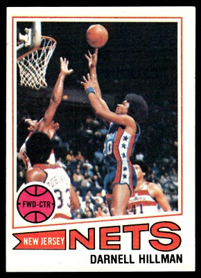 #ad 1977 78 Topps Darnell Hillman New Jersey Nets #5