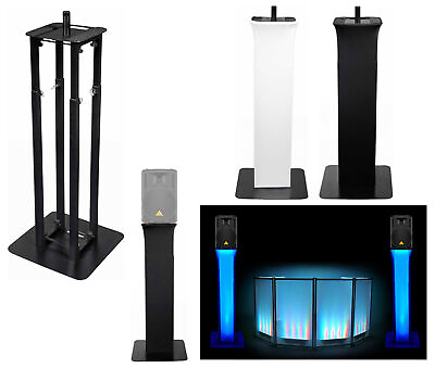 #ad 1 Rockville Black Adjustable Totem Speaker Stand For Behringer B212XL