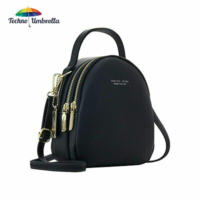 Mini Backpack Purse Leather Crossbody Phone Bag Small Shoulder Bag $24.99