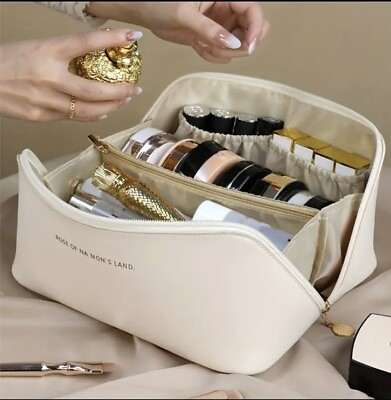 #ad Travel Makeup Bag Large Capacity Cosmetic Bag For Women