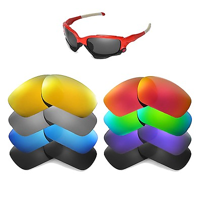 #ad Walleva Replacement Lenses for Oakley Racing Jacket Sunglasses Multiple Options