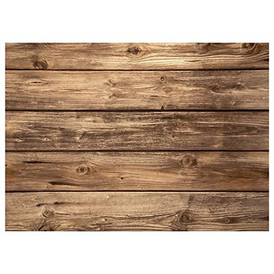 #ad 7x5ft Rustic Backdrop Brown Wood Backdrops Wood Wall Background Wooden Board ...