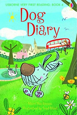 #ad Dog Diary First Reading Usborne Very First Rea... by Mairi Mackinnon Hardback