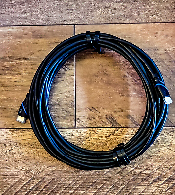#ad Camp;E 30Ft High Speed HDMI Cable Male to Male with Ethernet Black