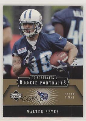 #ad 2005 Upper Deck Portraits Gold 75 Walter Reyes #195 Rookie RC